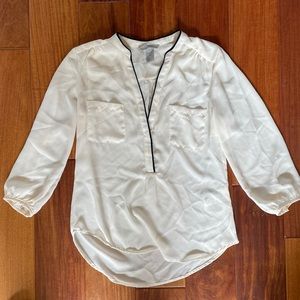 H&M Cream Blouse - Size 2